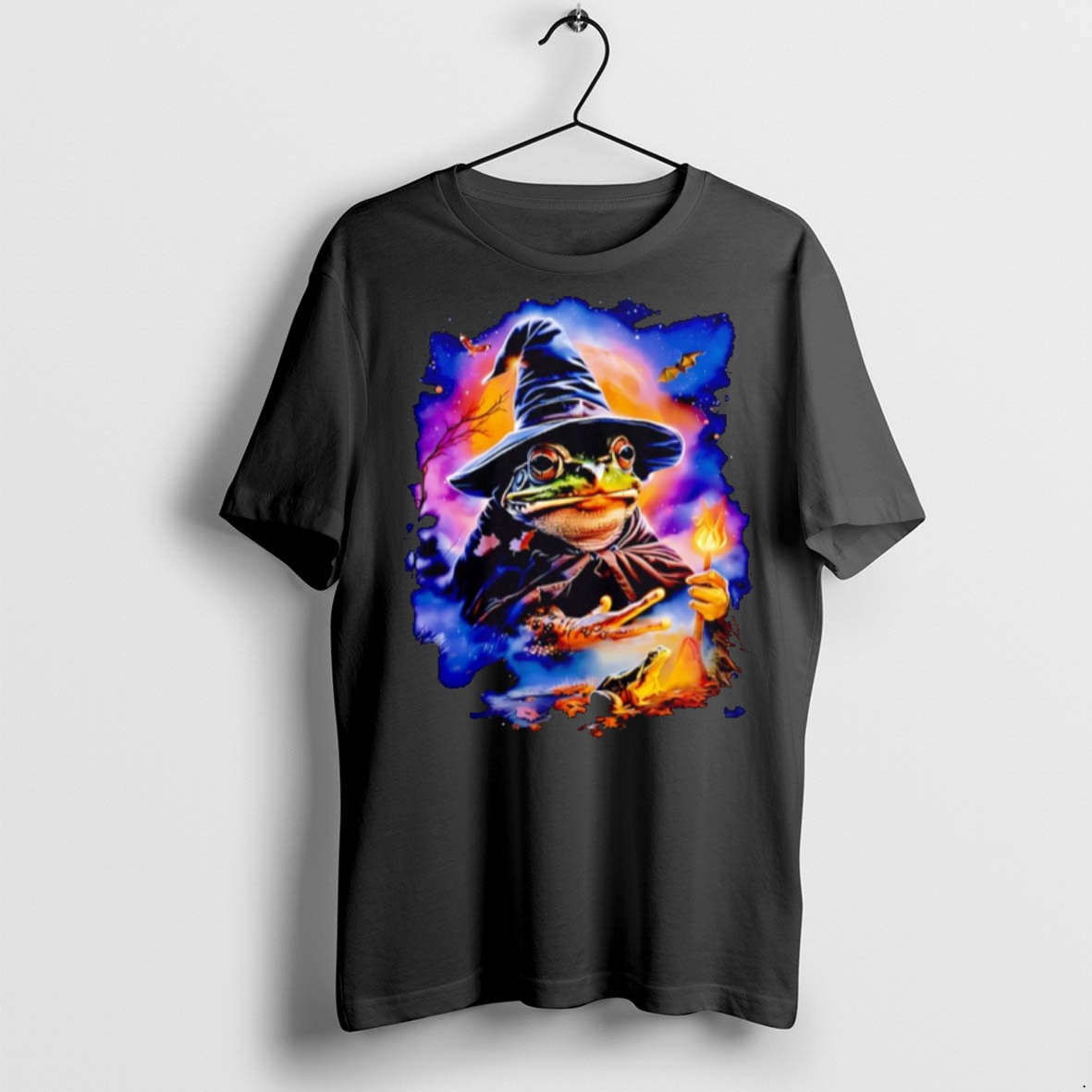 Classic Frog Protest Resist Frog Wizard Frog Witch Halloween Galaxy T Shirts