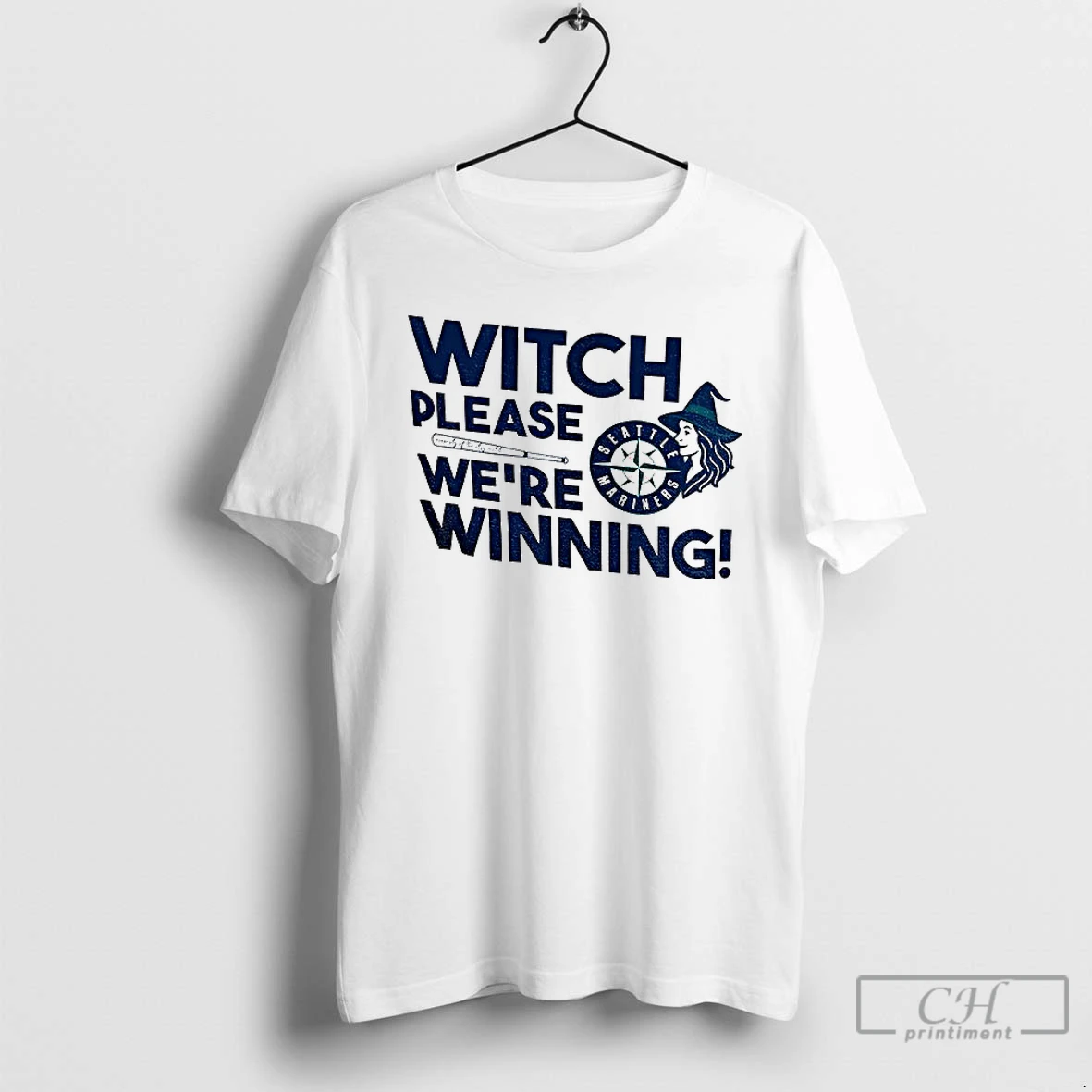 Classic Funny Etsy Witch Please Were Winning Seattle Mariners Mlb Baseball T Shirts Hoodie