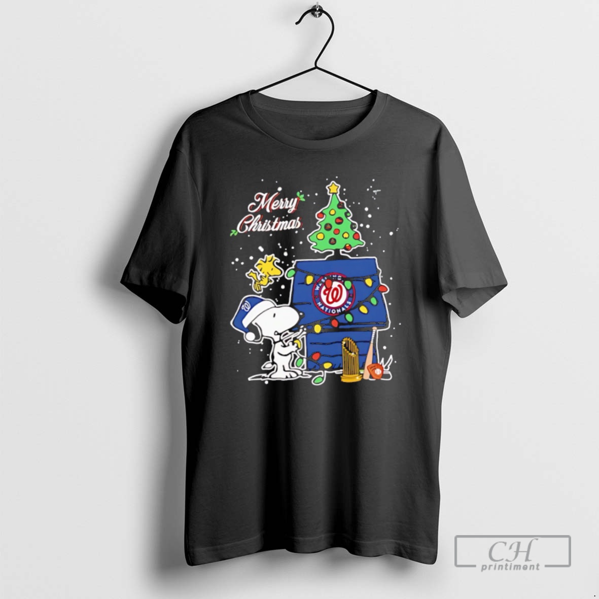 Classic Funny Nationals Shop Merry Christmas With Snoopy Baby Washington Nationals Shirt Sweater Hoodie