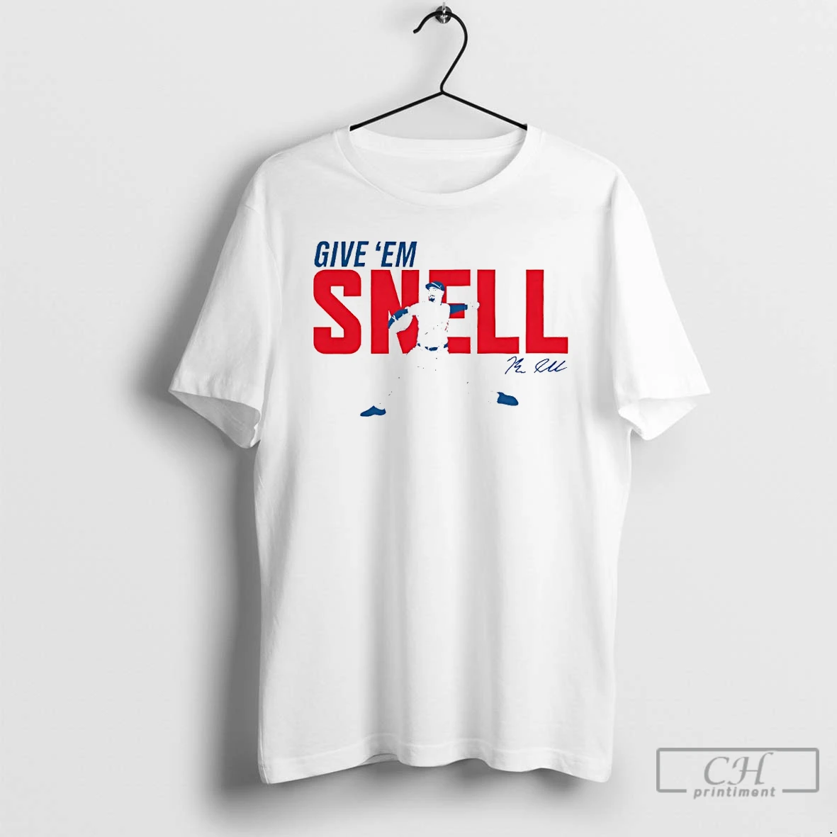 Classic Give Em Snell Los Angeles Dodgers Baseball Signature T Shirts Hoodie