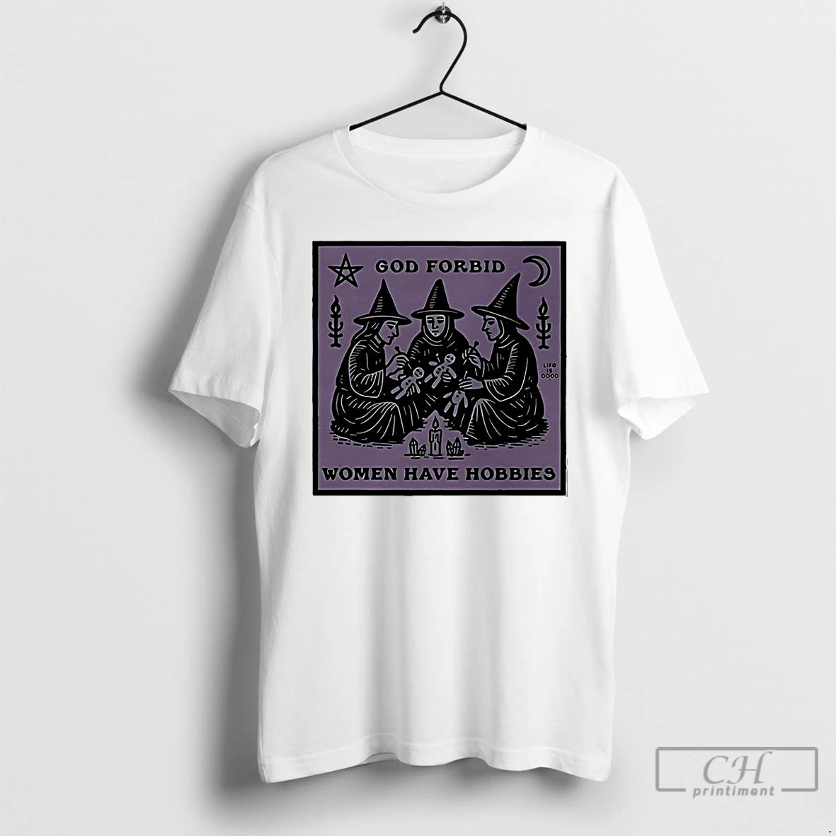 Classic God Forbid Women Have Hobbies Funny Witchy Feminist 2025 Halloween T Shirts Hoodie