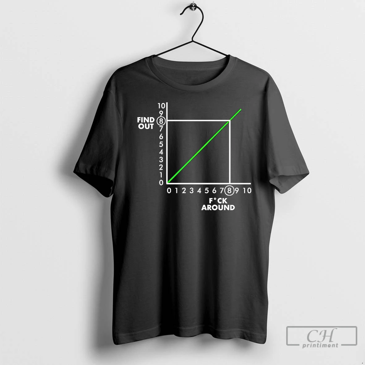 Classic Graph Chart Fuck Around And Find Out T Shirt