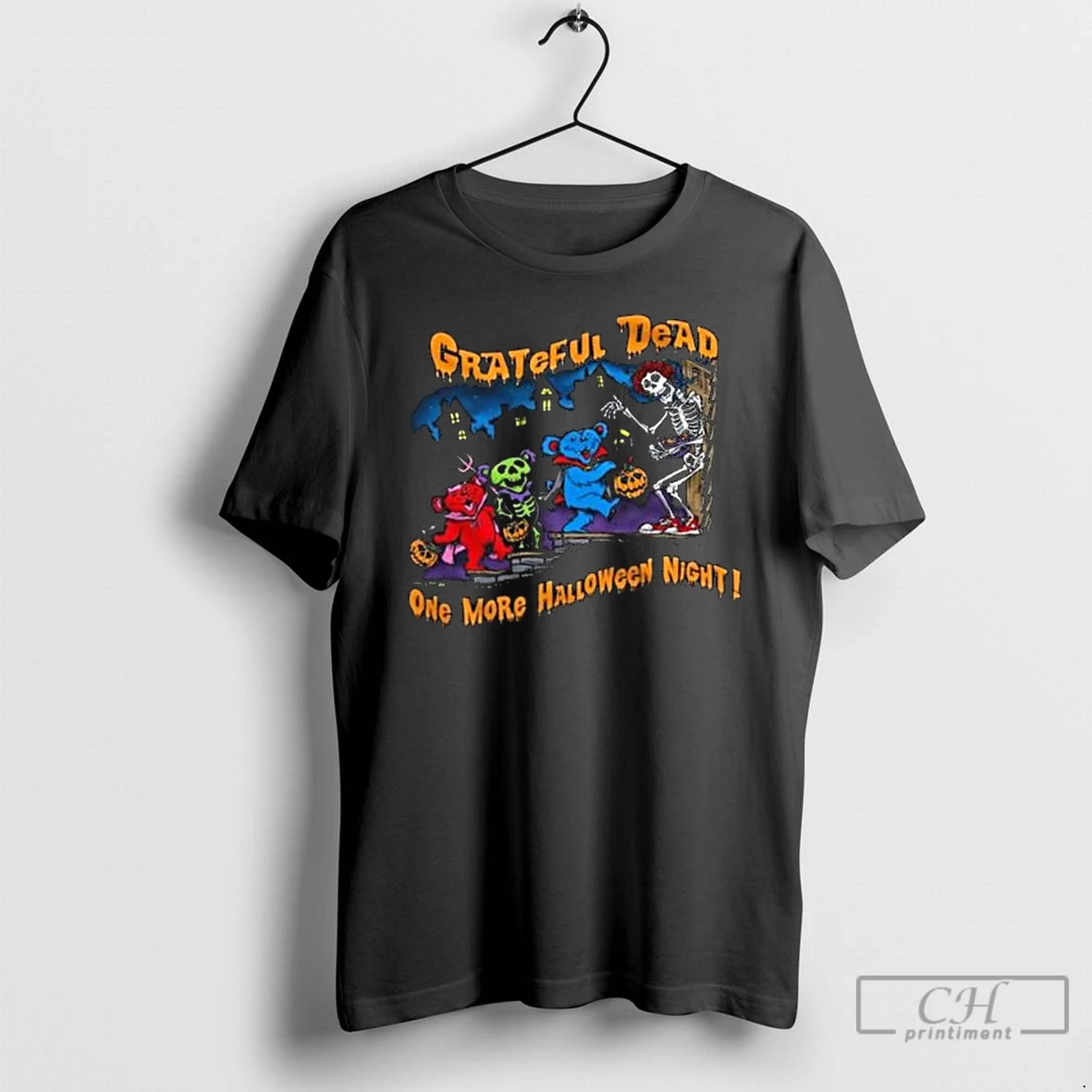 Classic Grateful Dead One More Halloween Night 2025 Long Sleve T Shirts Hoodie Longsleeve