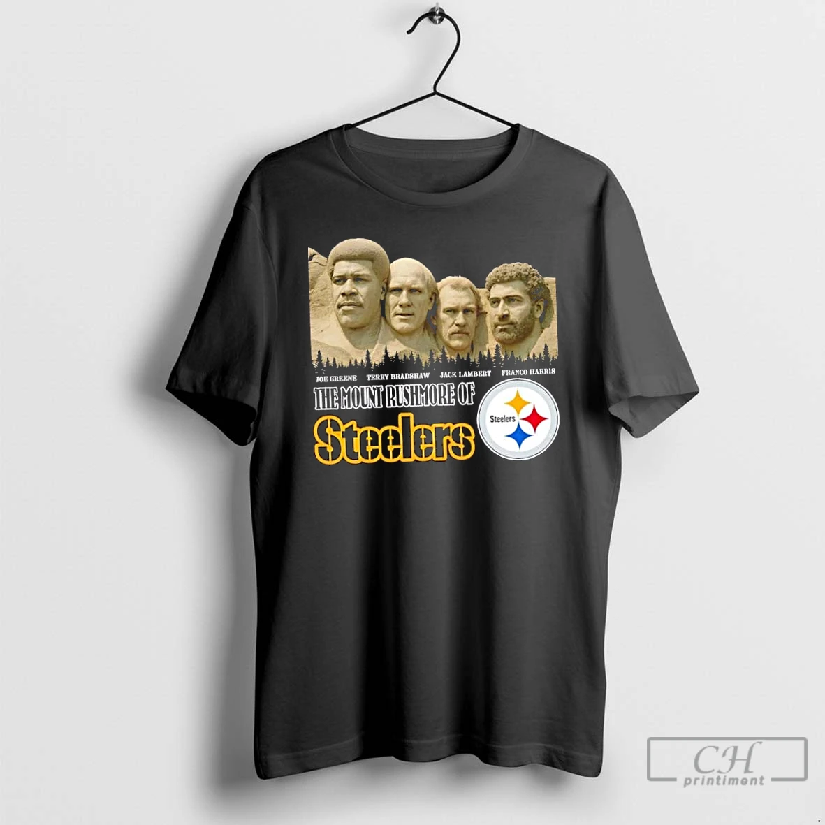 Classic Greene Bradshaw Lambert Harris The Mount Rushmore Of Pittsburgh Steelers T Shirts Hoodie Longsleeve