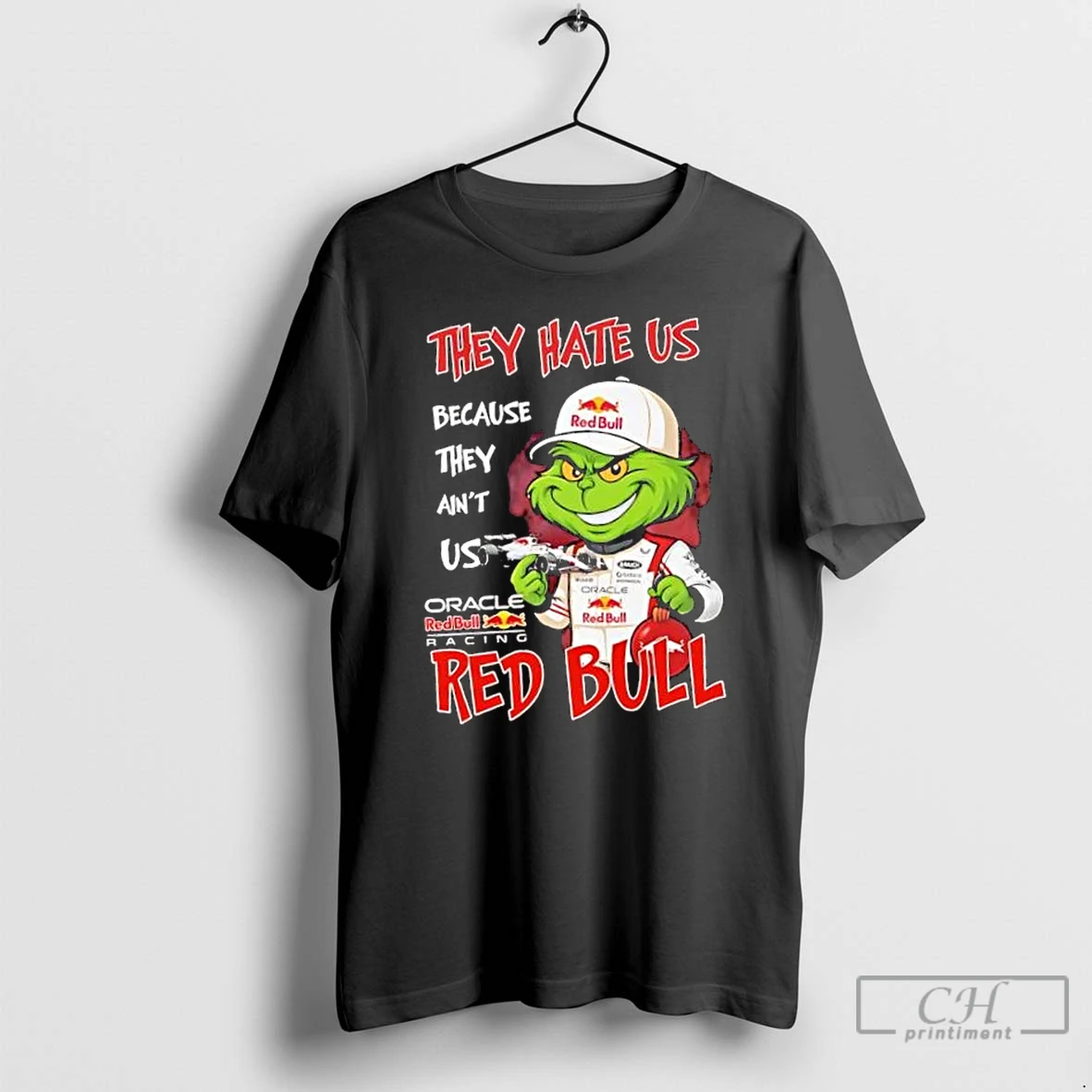 Classic Grinch Red Bull They Hate Us Because They Aint Us T Shirts Hoodie Longsleeve