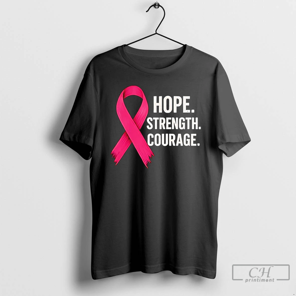 Classic Hope Strength Courage Breast Cancer 2025 T Shirts Hoodie