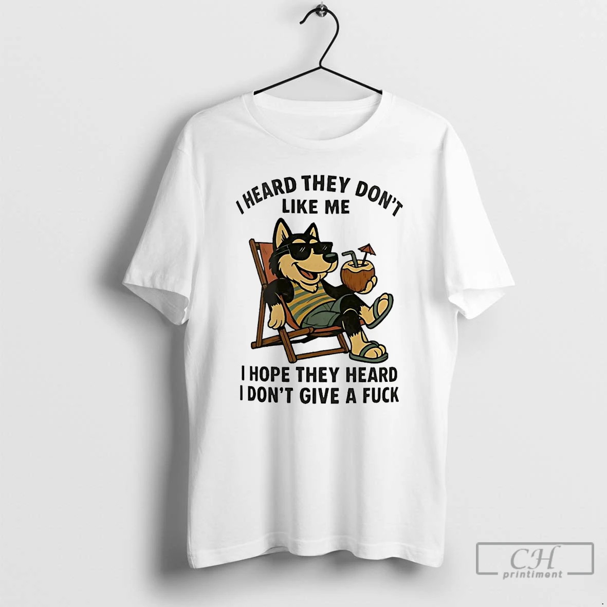 Classic Husky I Heard They Dont Like Me I Hope They Heard I Dont Give A Fuck T Shirts Hoodie