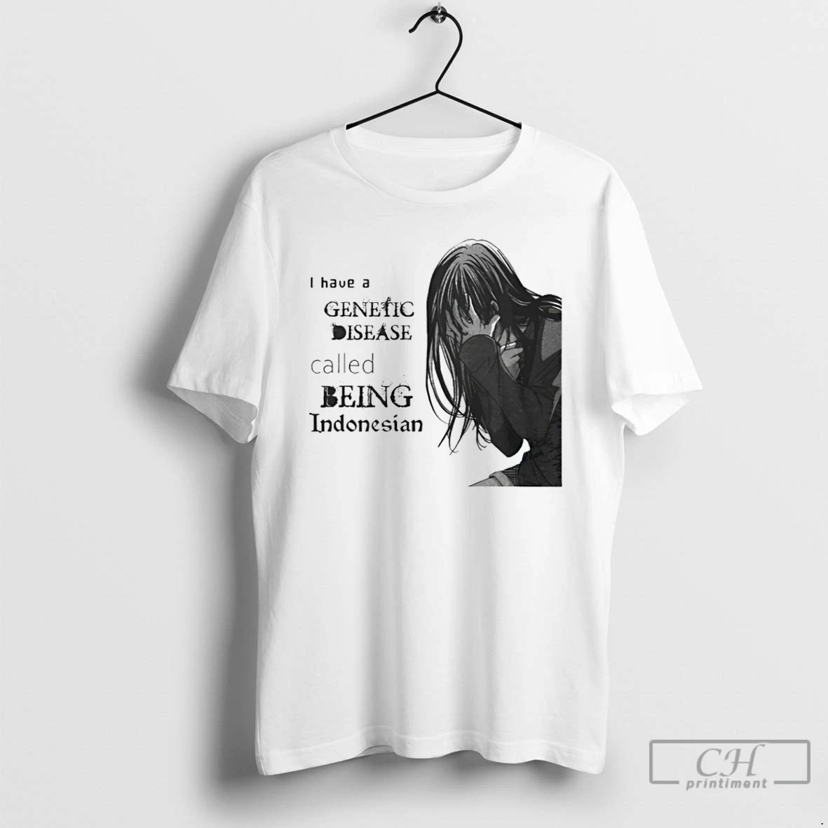 Classic I Have A Genetic Disease Called Being Indonesian T Shirts Hoodie