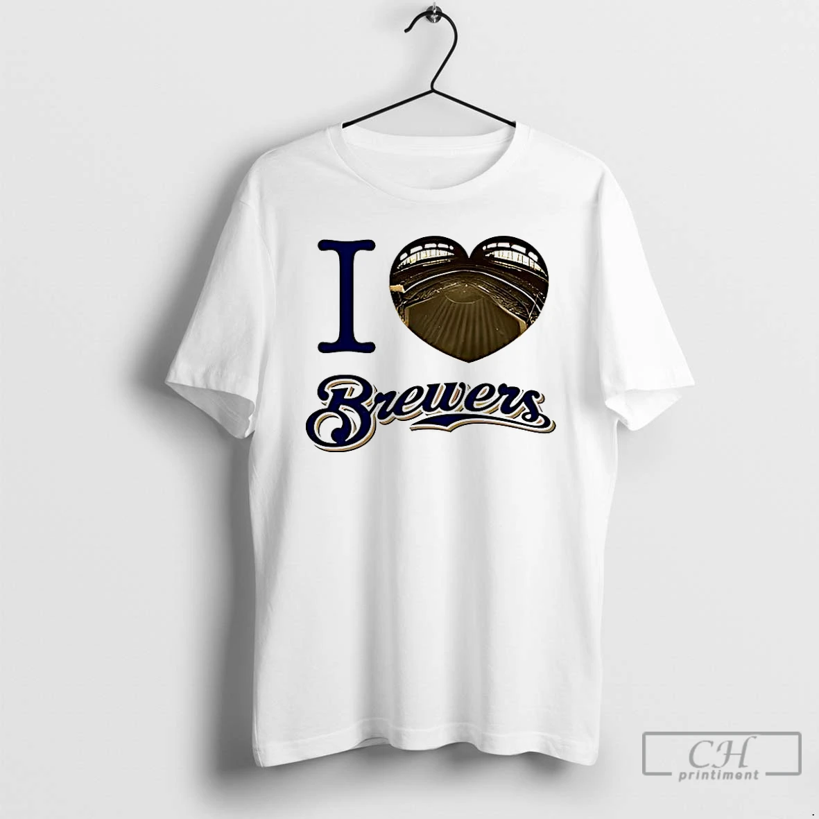 Classic I Love Milwaukee Brewers Mlb Heart T Shirts Hoodie
