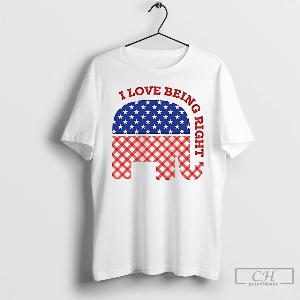 Classic I Love Being Right Gop Elephant T Shirts Hoodie
