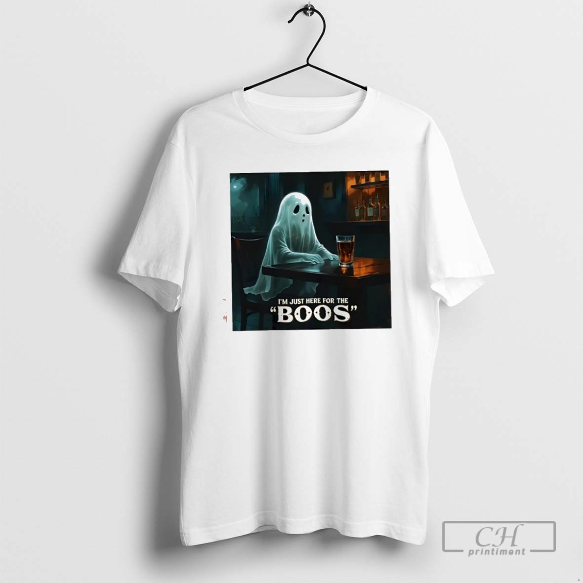 Classic Im Just Here For The Boos Halloween 2025 Shirt Sweater Hoodie