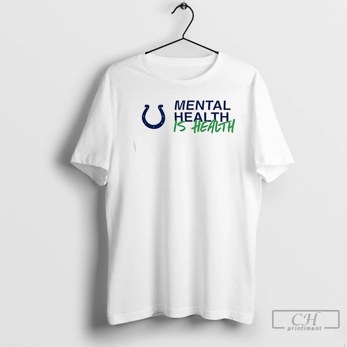 Classic Indianapolis Colts Football Mental Health Awareness 2 Sided T Shirts Hoodie