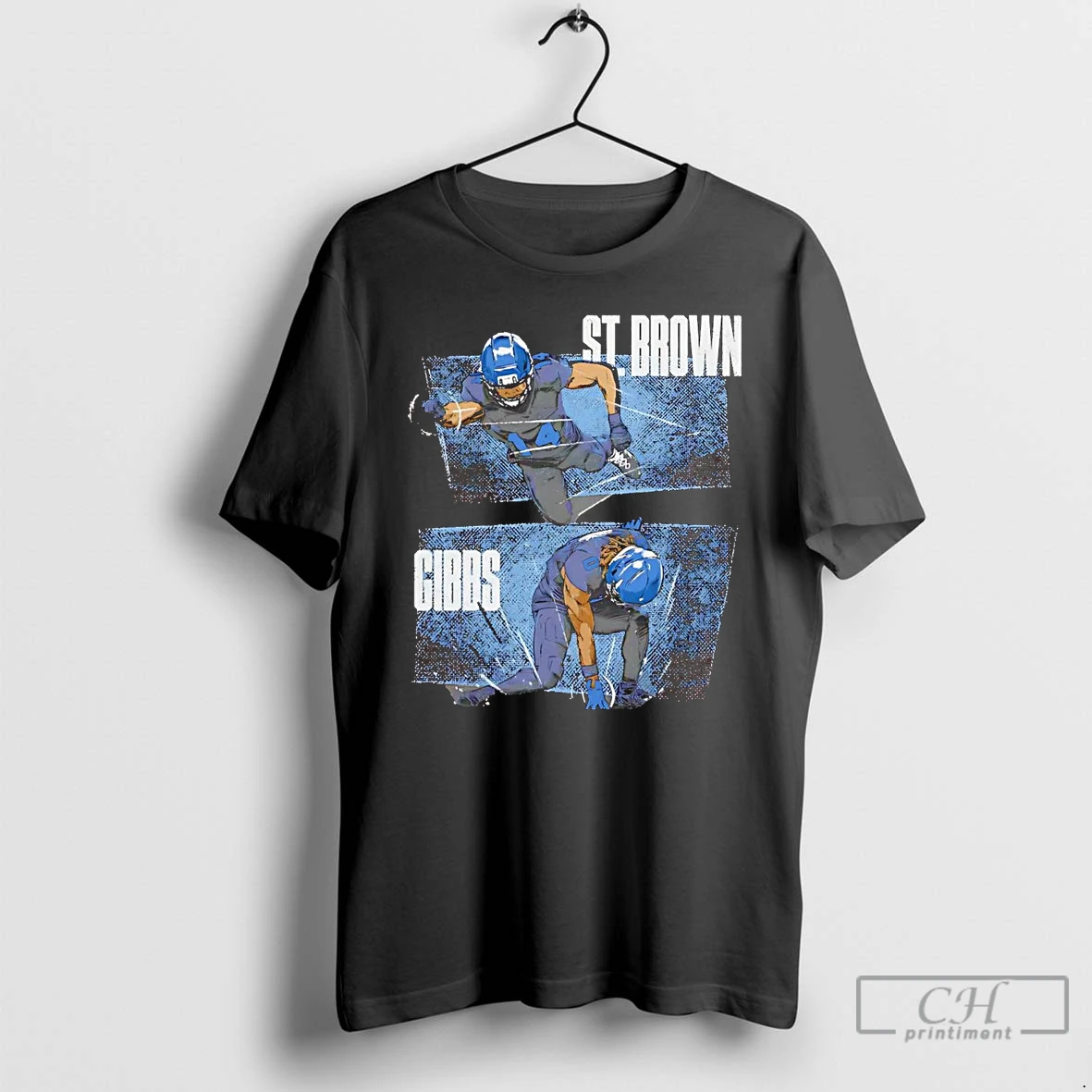 Classic Jahmyr Gibbs And Amon Ra St Brown Dynamic Duo Detroit Lions T Shirts Hoodie