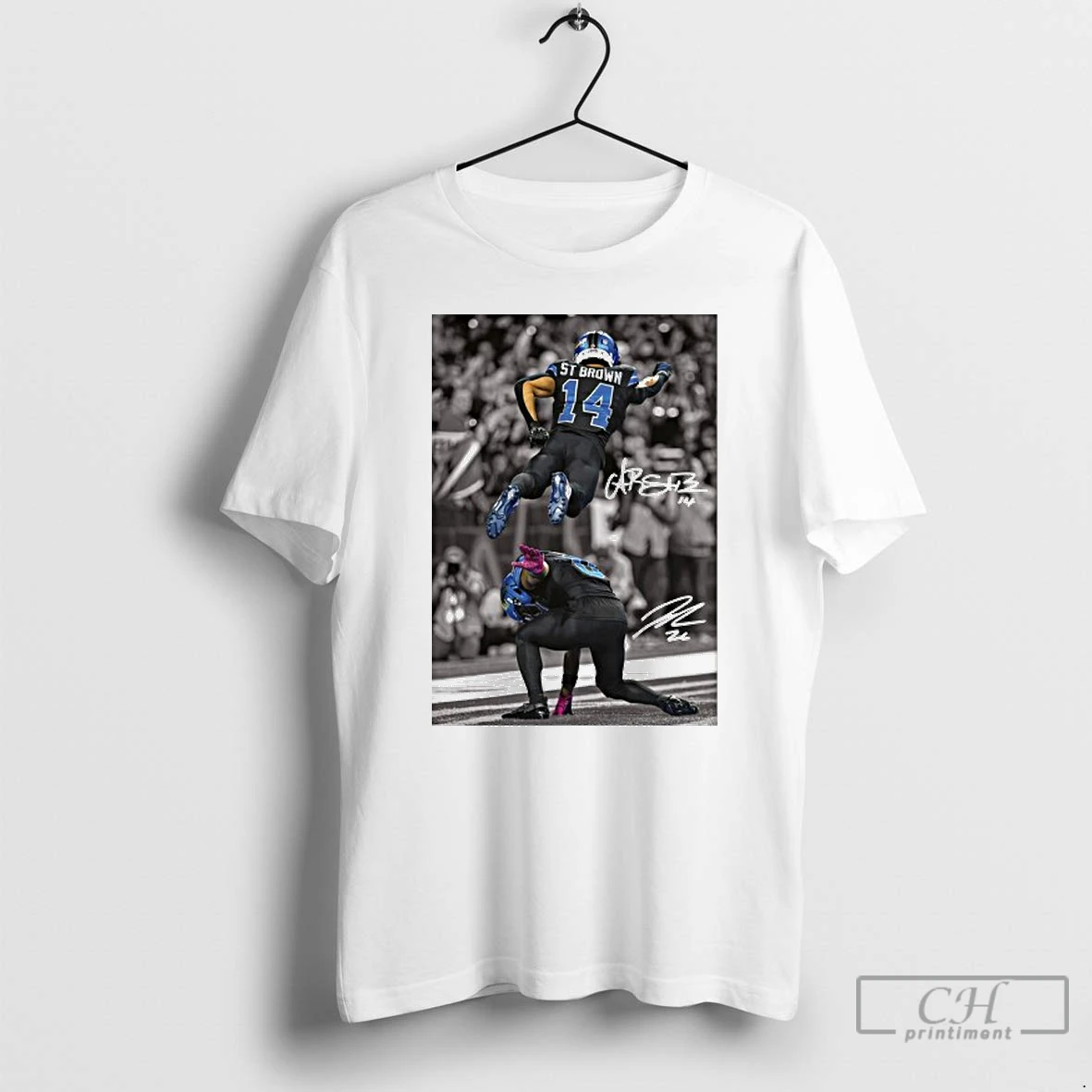 Classic Jahmyr Gibbs And St Brown Detroit Grit T Shirts Hoodie