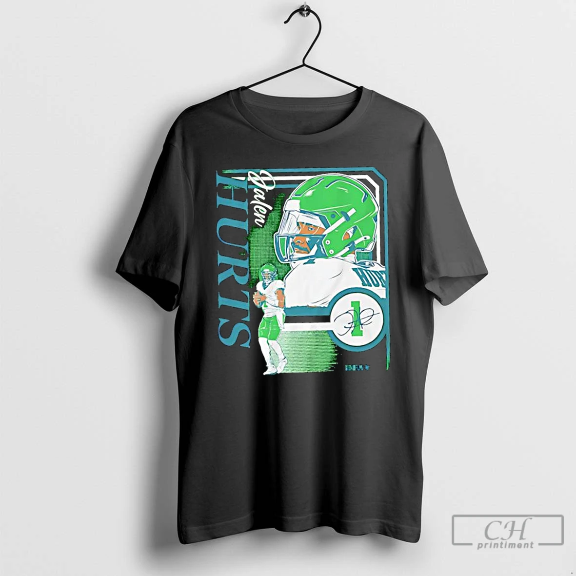 Classic Jalen Hurts Collage Frame Signature Retro Graphic T Shirts Hoodie