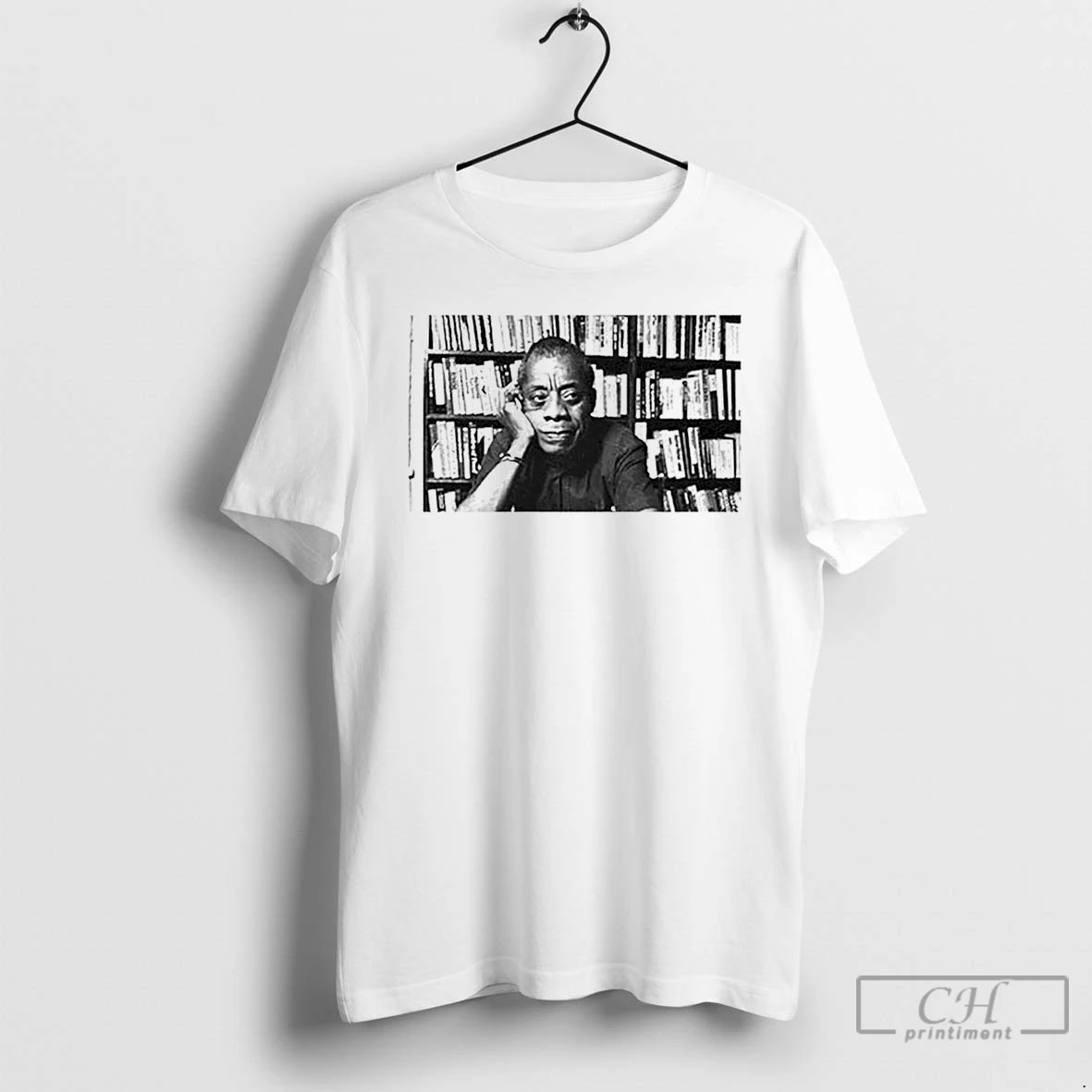 Classic James Baldwin Library Portrait T Shirts Hoodie