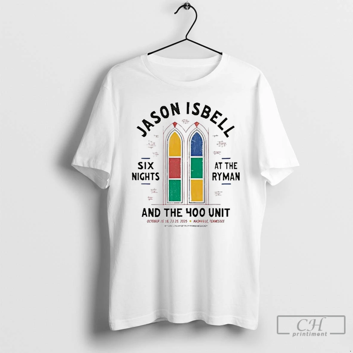 Classic Jason Isbell Tour Oct 2025 Ryman Auditorium Nashville Tn T Shirts Hoodie