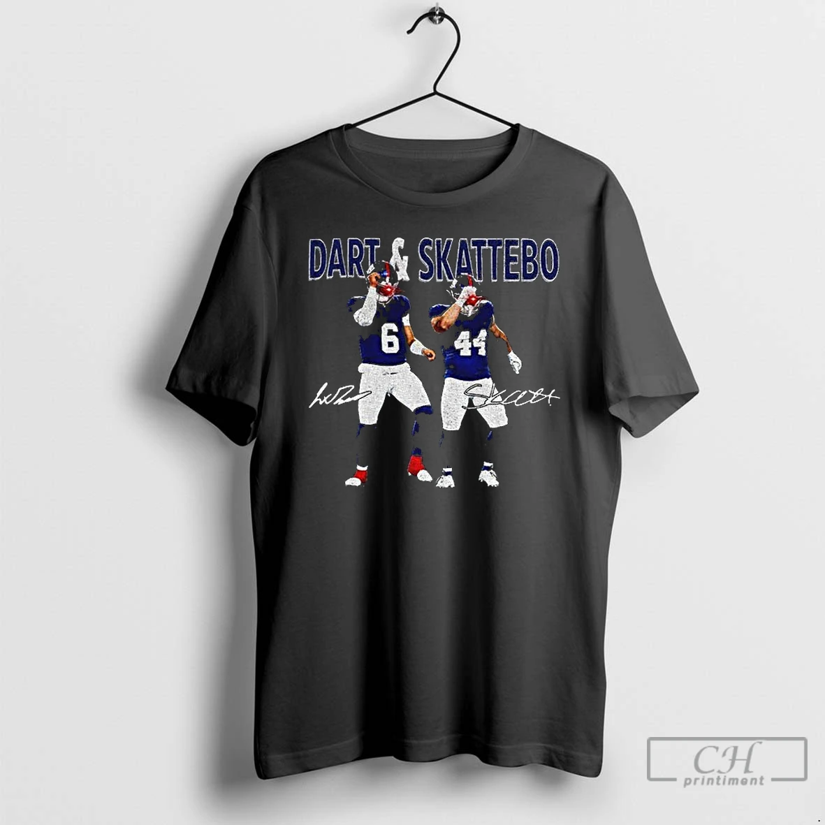 Classic Jaxson Dart Cam Skattebo Laser Eyes New York Football Signature Retro T Shirts Hoodie