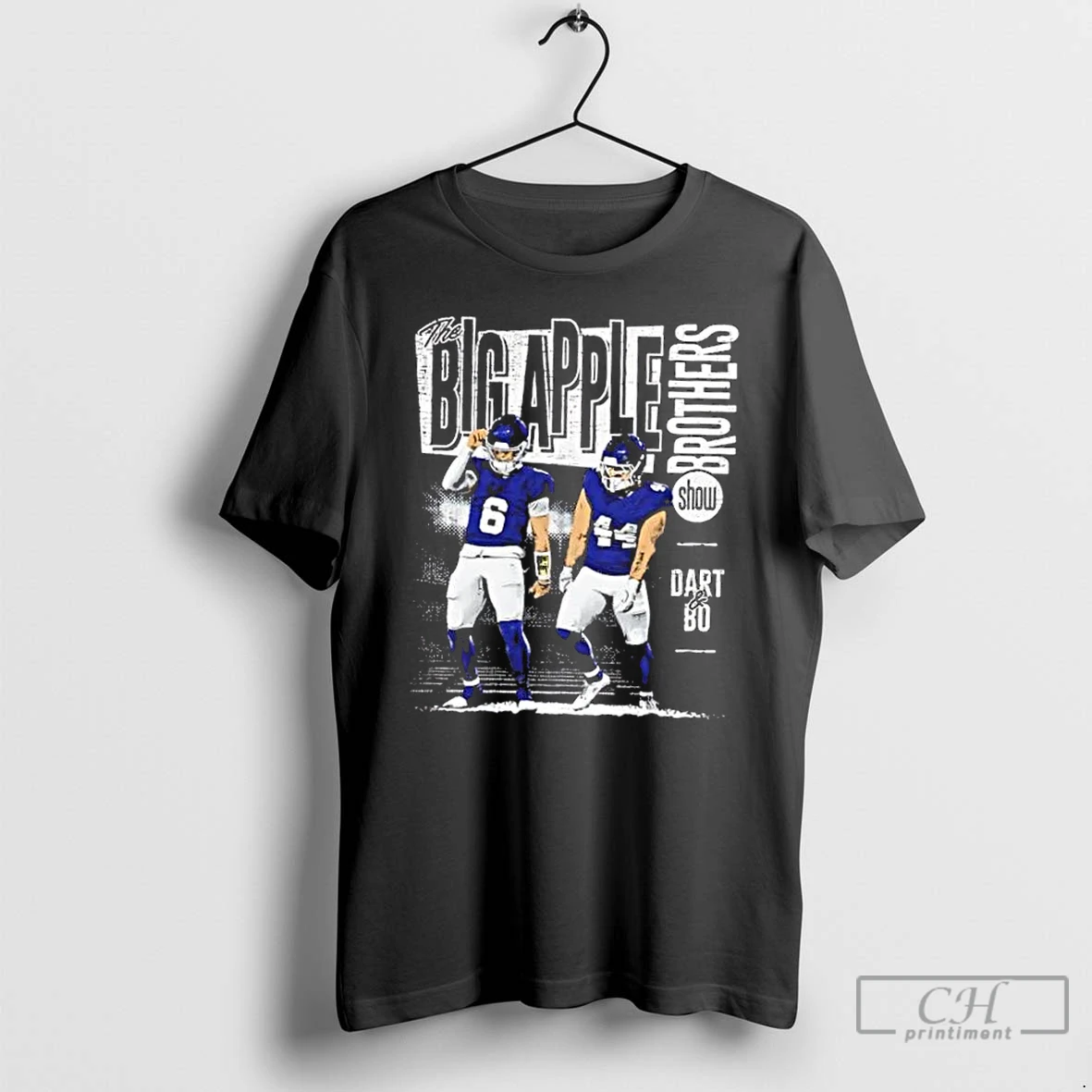 Classic Jaxson Dart And Cam Skattebo New York Giants Big Apple Brothers T Shirts Hoodie