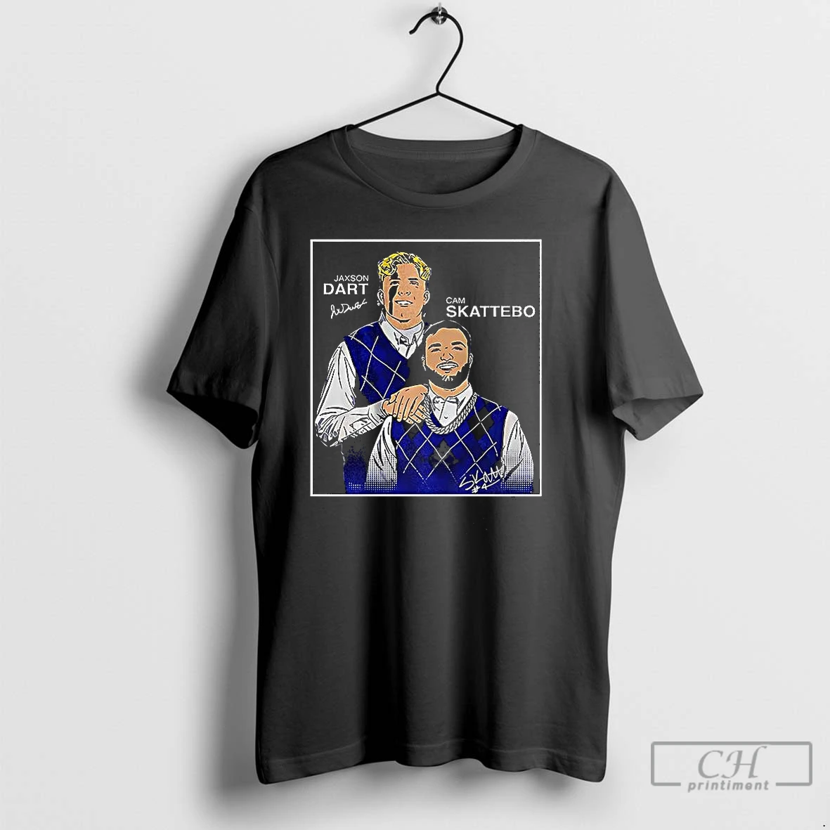 Classic Jaxson Dart And Cam Skattebo Step Brother New York Giants T Shirts Hoodie