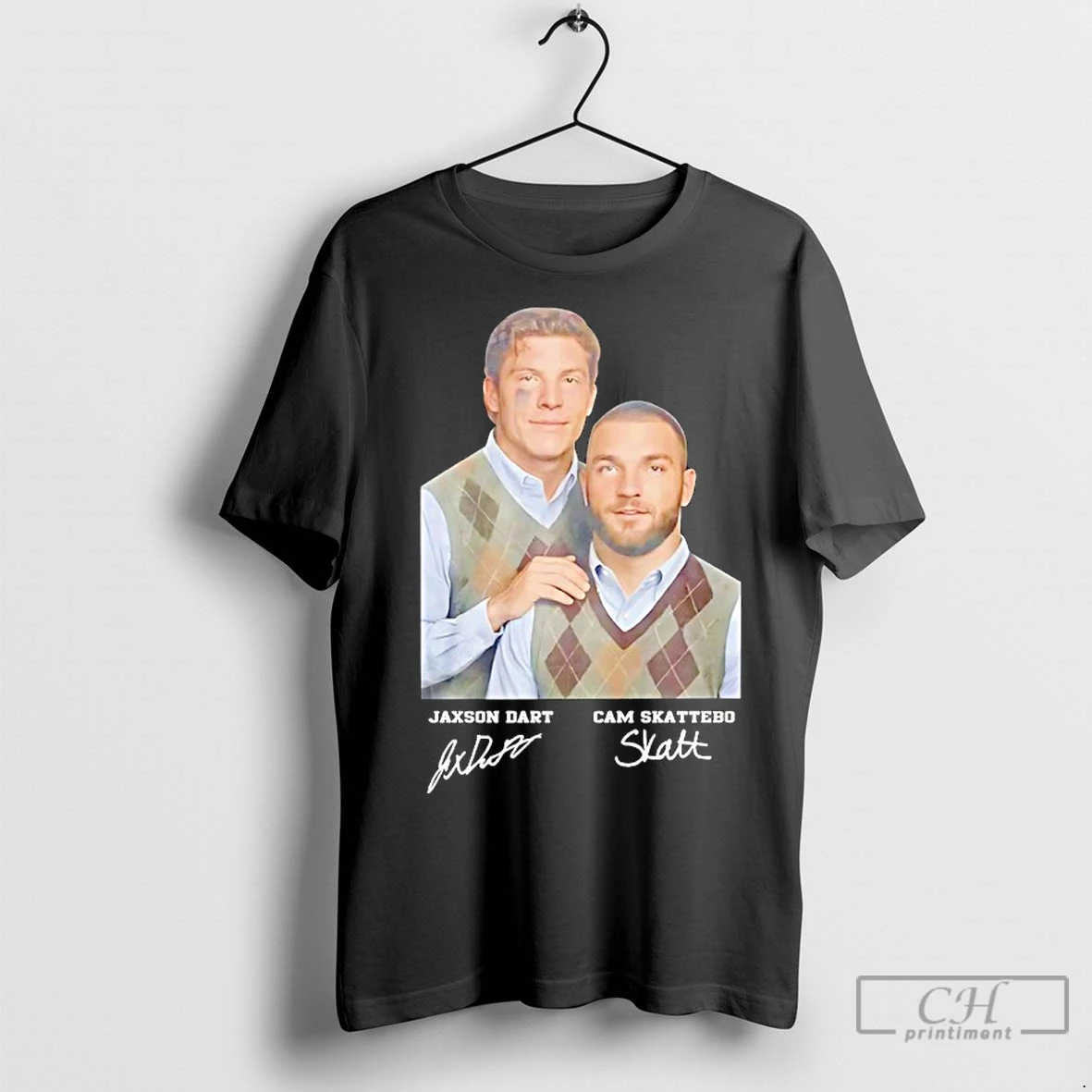 Classic Jaxson Dart And Cam Skattebo Step Brothers Signature T Shirt