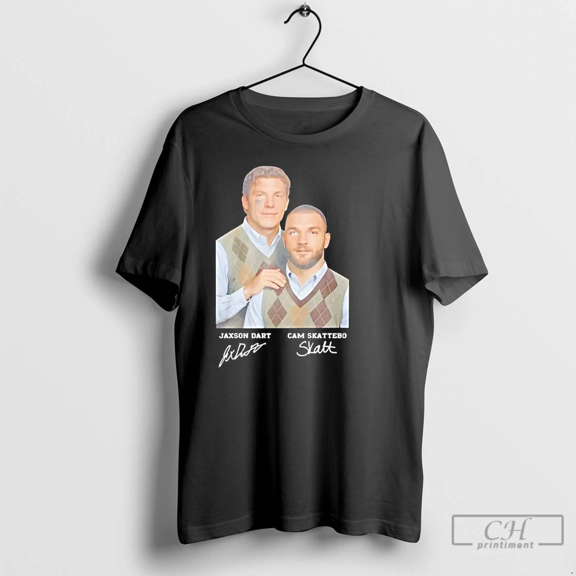 Classic Jaxson Dart And Cam Skattebo Step Brothers Signatures T Shirts Hoodie