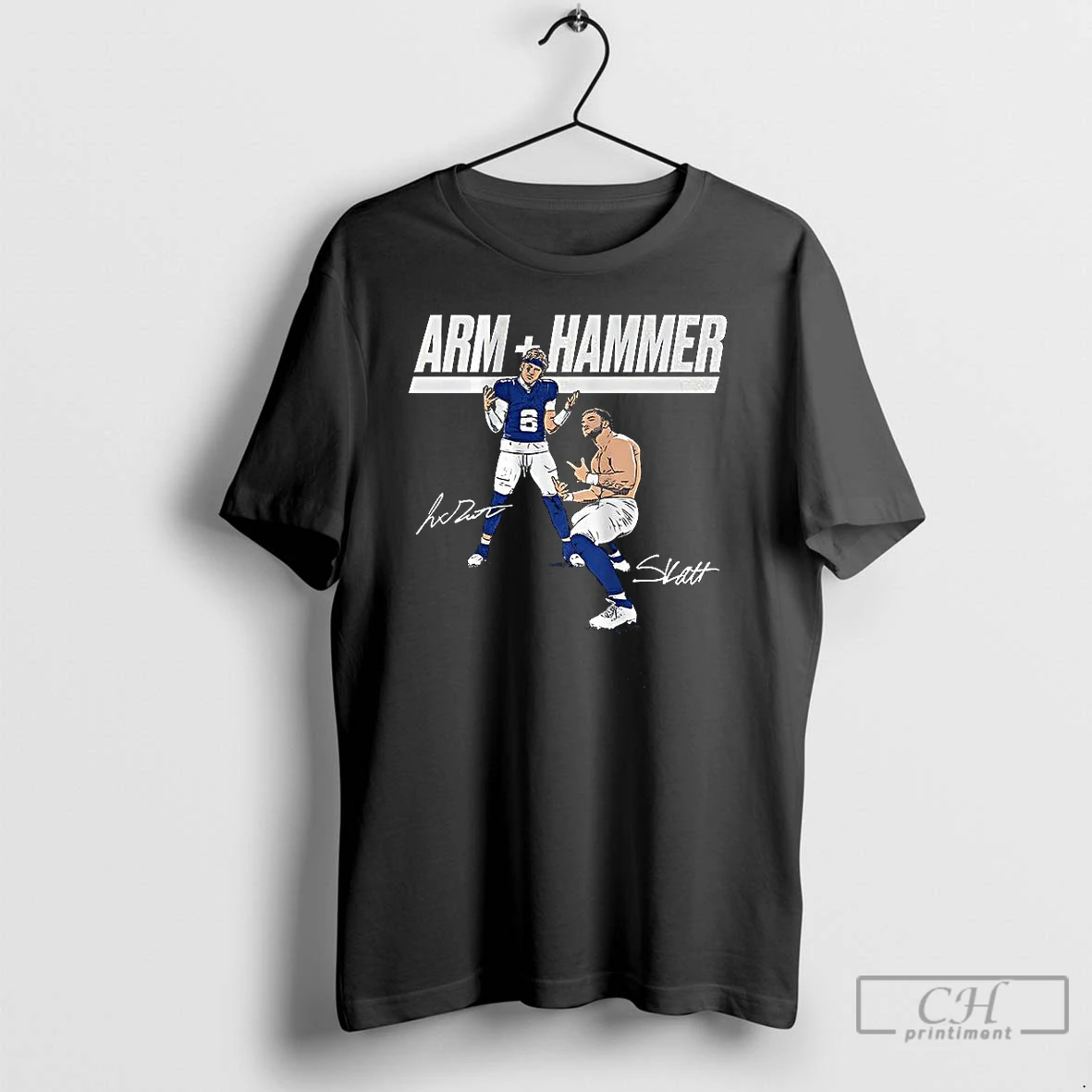 Classic Jaxson Dart And Cameron Skattebo New York Giant Baseball Cameron Skattebo Signature T Shirts Hoodie