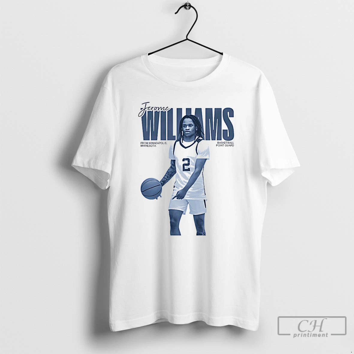 Classic Jerome Williams From Minneapolis Minnesota Vintage T Shirts Hoodie