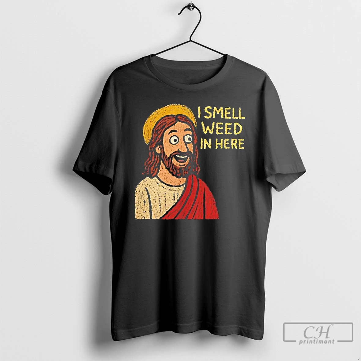 Classic Jesus I Smell Weed In Here T Shirts Hoodie