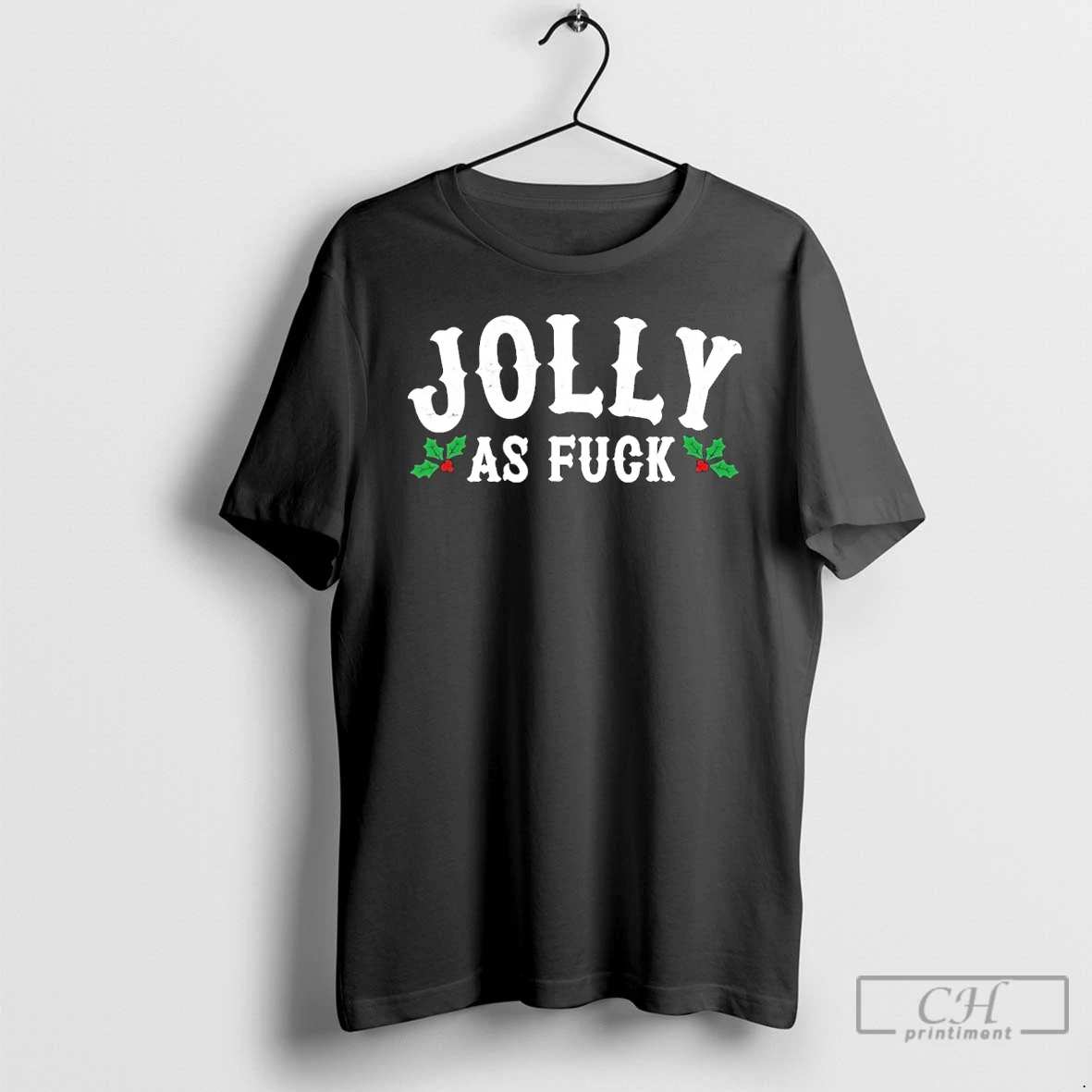 Classic Jolly As Fuck Funny X Mas Christmas T Shirts Hoodie