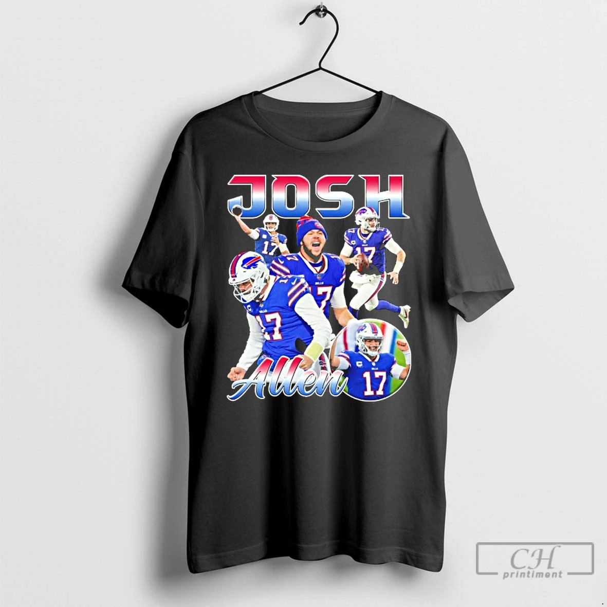 Classic Josh Allen 17 Player T Shirts Hoodie