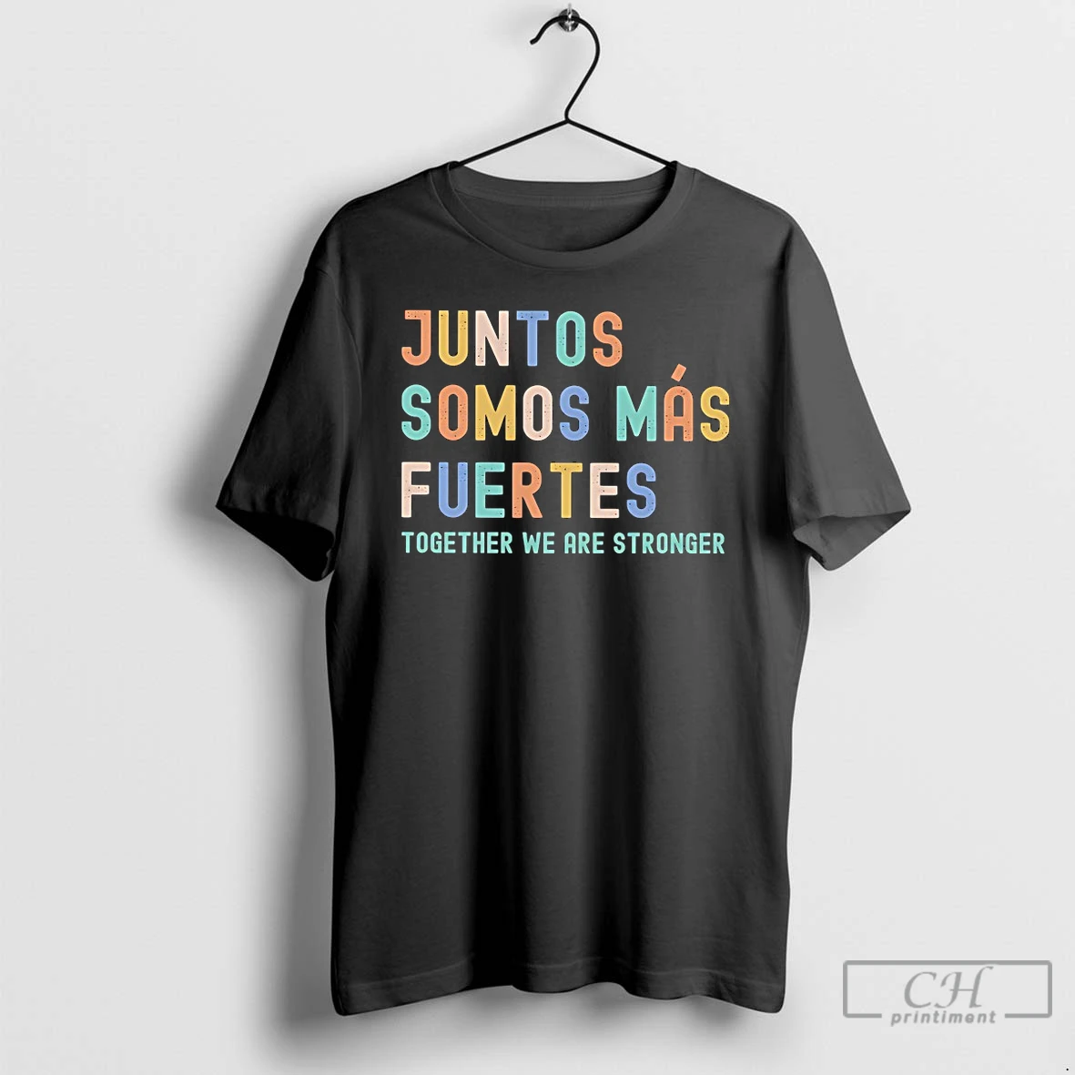 Classic Juntos Somos Mas Fuertes T Shirts Hoodie