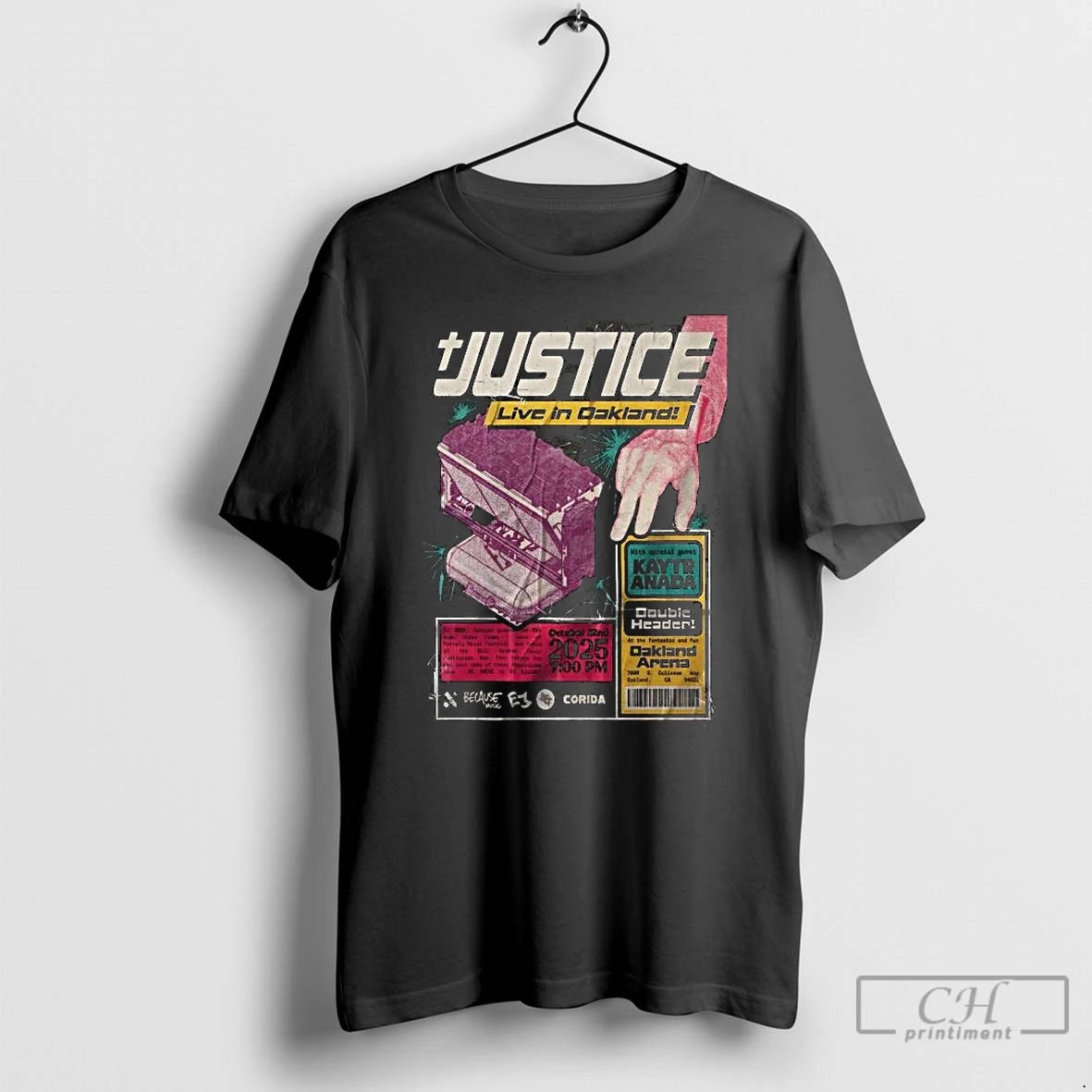 Classic Justice October 22 2025 Oakland Arena In Oakland Ca Long Sleve T Shirts Hoodie