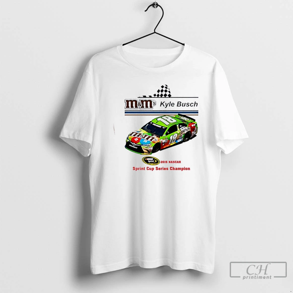 Classic Kyle Busch 2015 Nascar Sprint Cup Series Champion T Shirts Hoodie