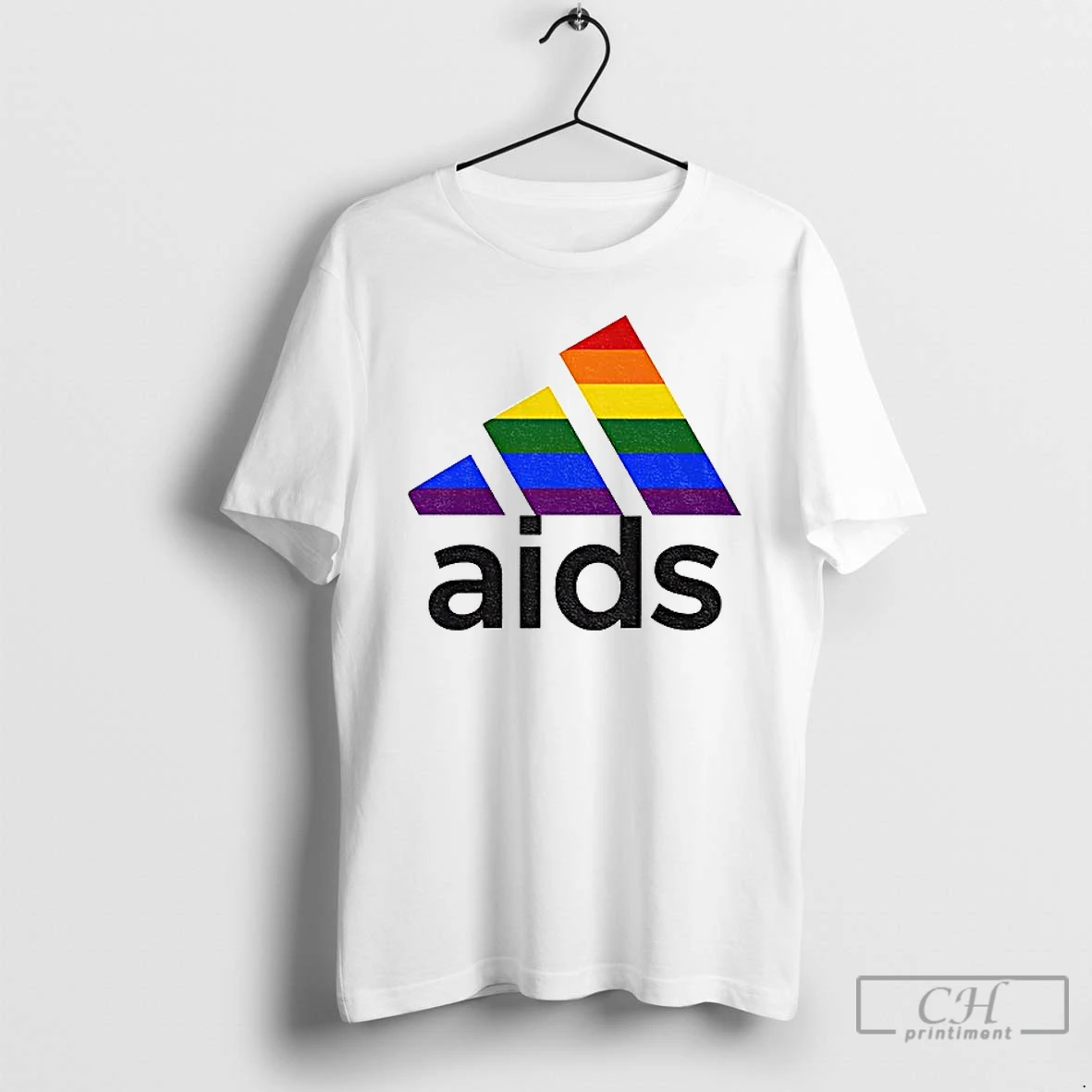 Classic Lgbt Pride Month Aids Logo Parody 2025 T Shirts Hoodie