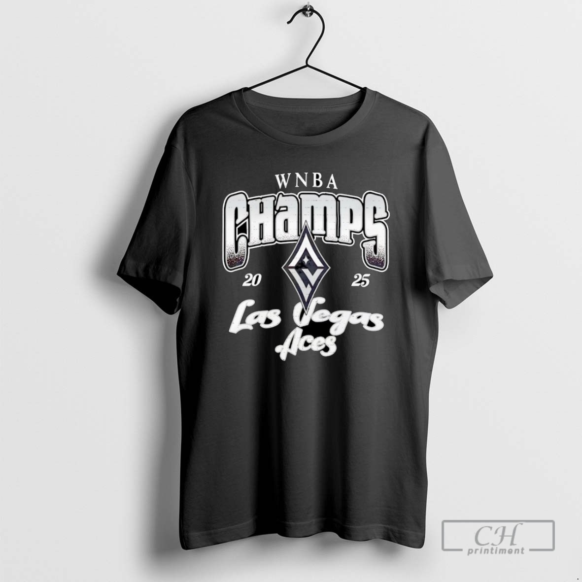 Classic Las Vegas Aces Basketball 2025 Wnba Champs Logo T Shirts