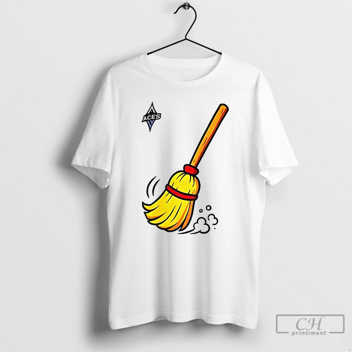 Classic Las Vegas Aces Broom Sweep T Shirts Hoodie
