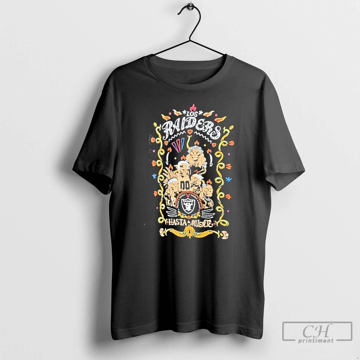 Classic Las Vegas Raiders Nfl Hasta La Muerte T Shirts Hoodie