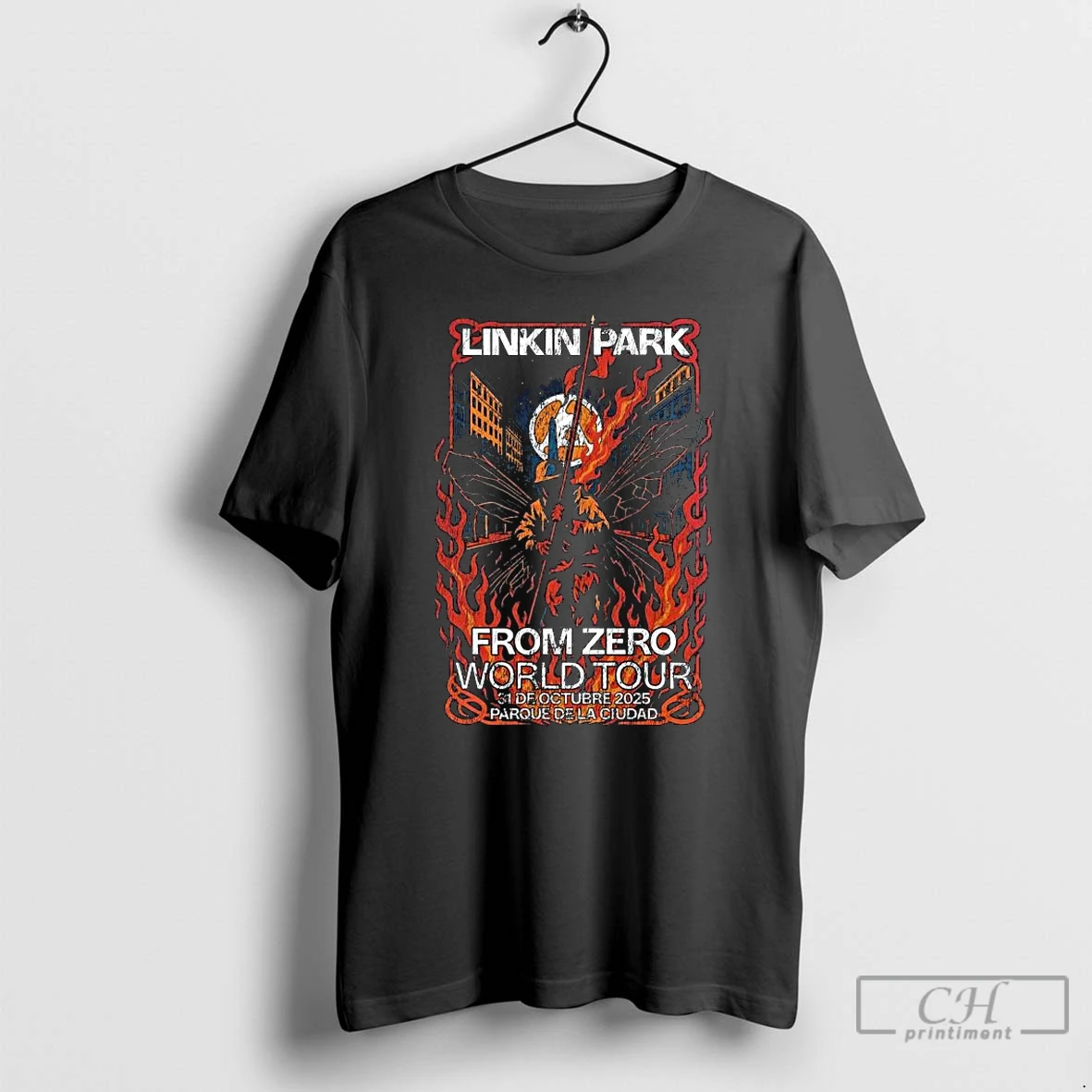Classic Linkin Park From Zero World Tour Buenos Aires Argentina At Parque De La Ciudad On October 31 2025 Long Sleve T Shirts Hoodie