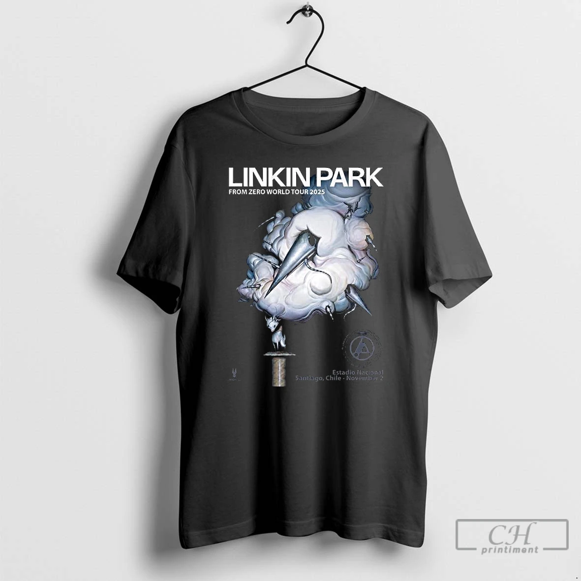 Classic Linkin Park From Zero World Tour Santiago Chile At Estadio National On November 2 2025 Long Sleve T Shirts Hoodie