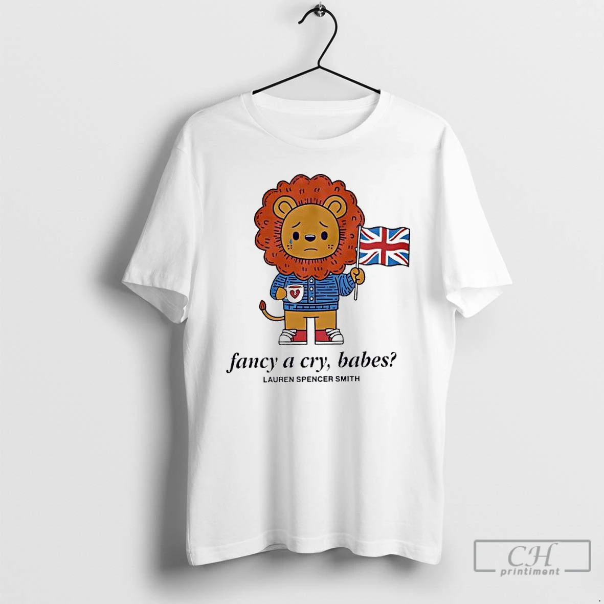 Classic Lion With England Flag Fancy A Cry Babes Lauren Spencer Smith T Shirts Hoodie Longsleeve