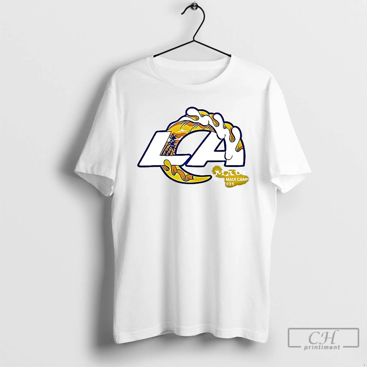 Classic Los Angeles Rams Maui Minicamp 2025 Logo T Shirts Hoodie Longsleeve