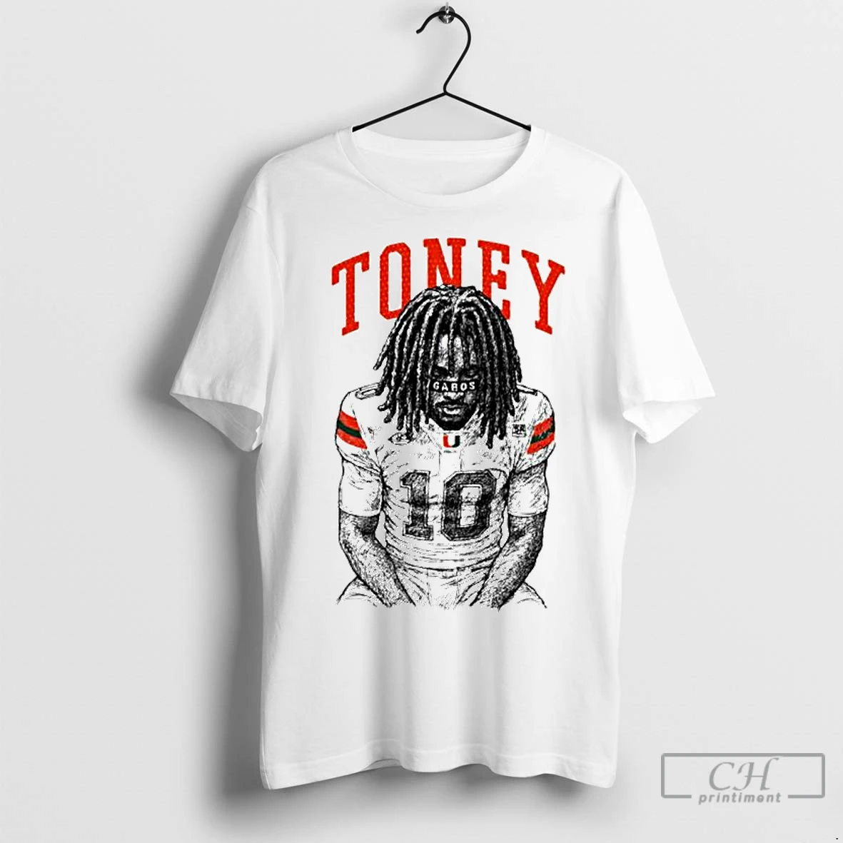 Classic Malachi Toney Miami Hurricanes Nfl Gabos Graphic Ornaments T Shirt