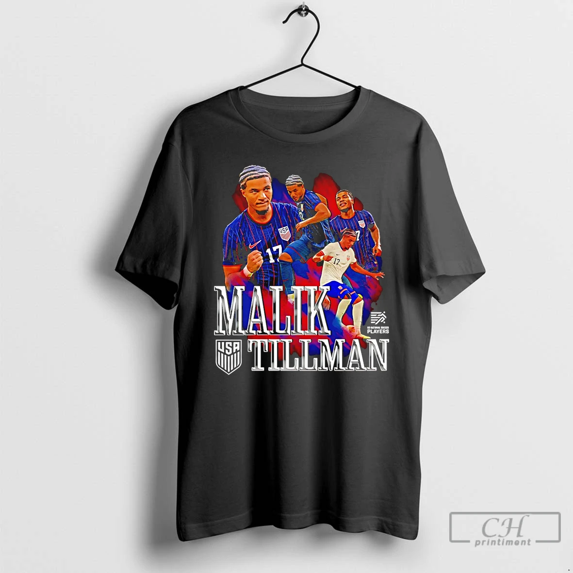 Classic Malik Tillman Usmnt Player Collage T Shirts Hoodie