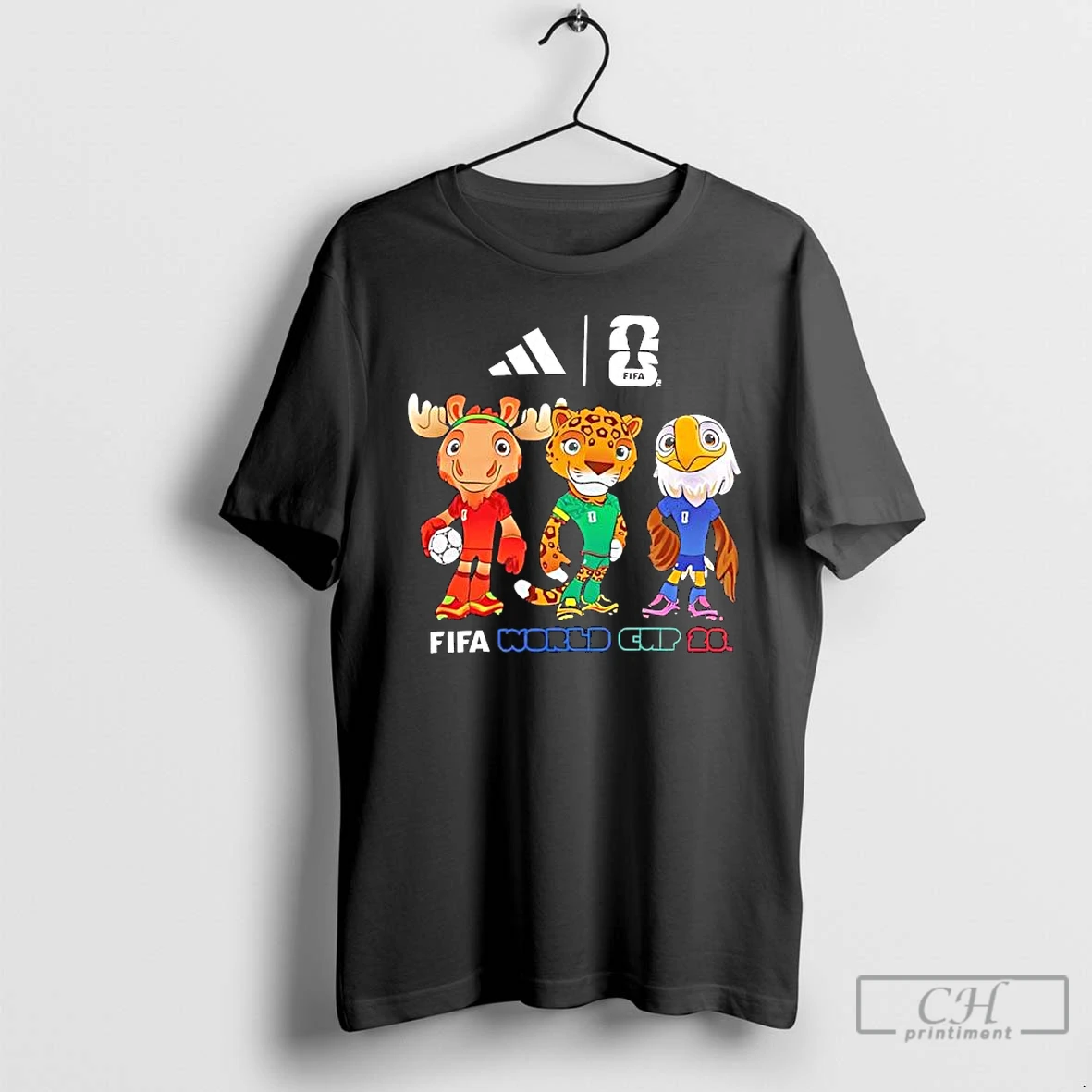 Classic Mascots Of Fifa World Cup 2026 T Shirts Hoodie Longsleeve
