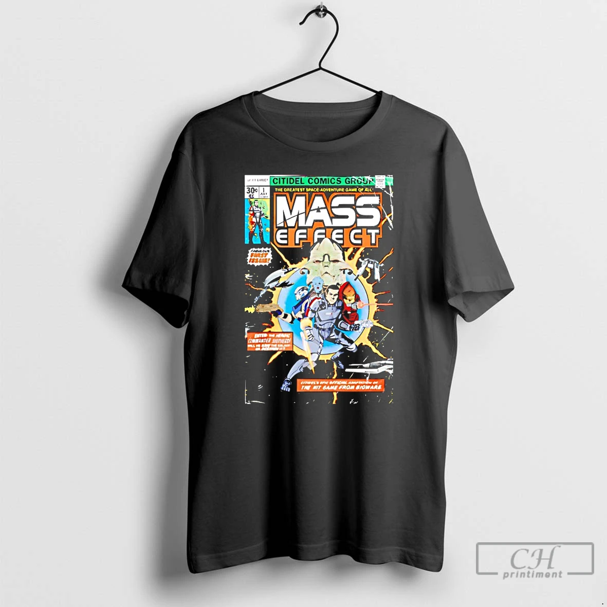 Classic Mass Effect 77 No 1 Comic T Shirts Hoodie