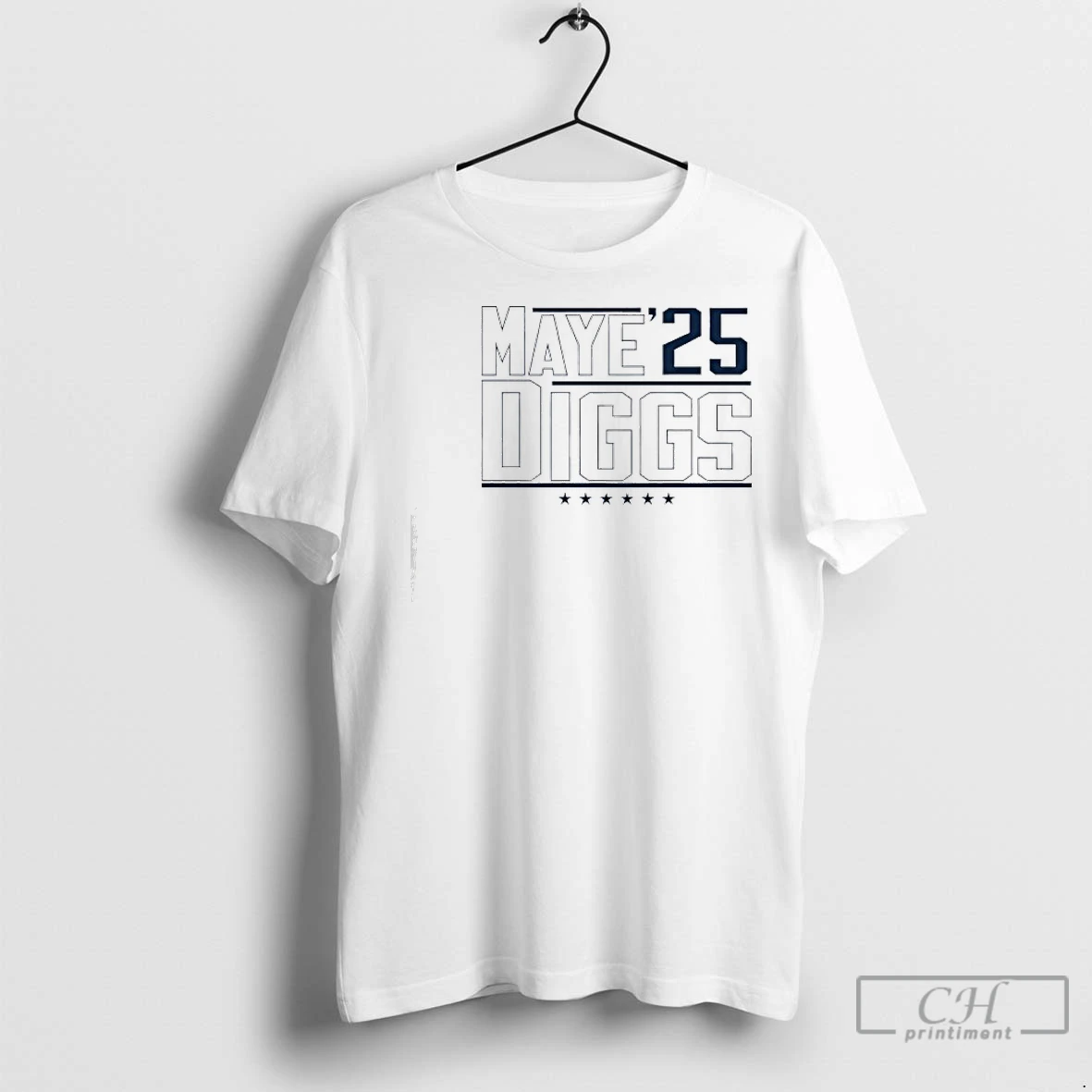 Classic Maye 25 Diggs New England Patriots T Shirt