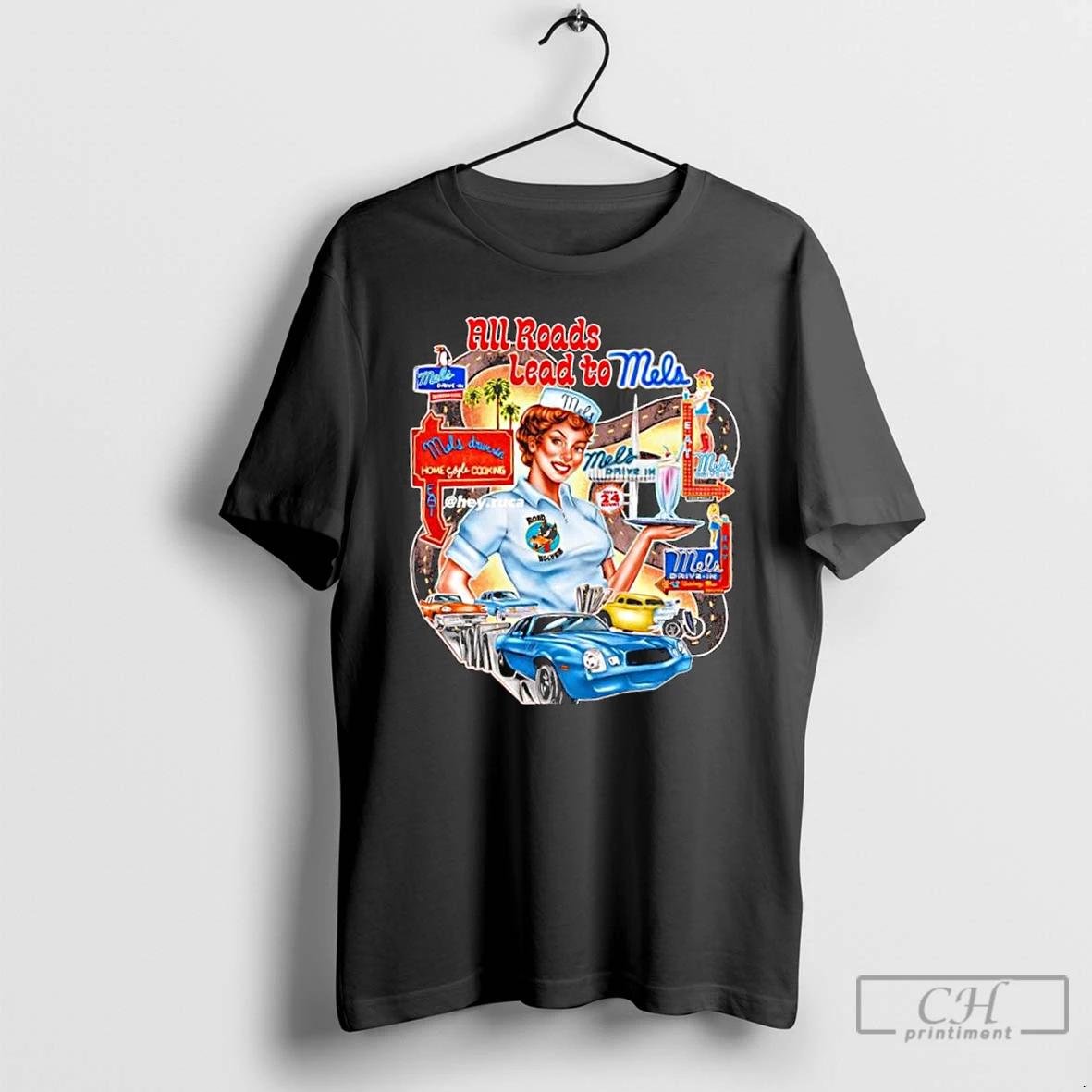 Classic Mels Drive In All Roads Lead To Mels Mels 41 Balboa Bar T Shirts Hoodie
