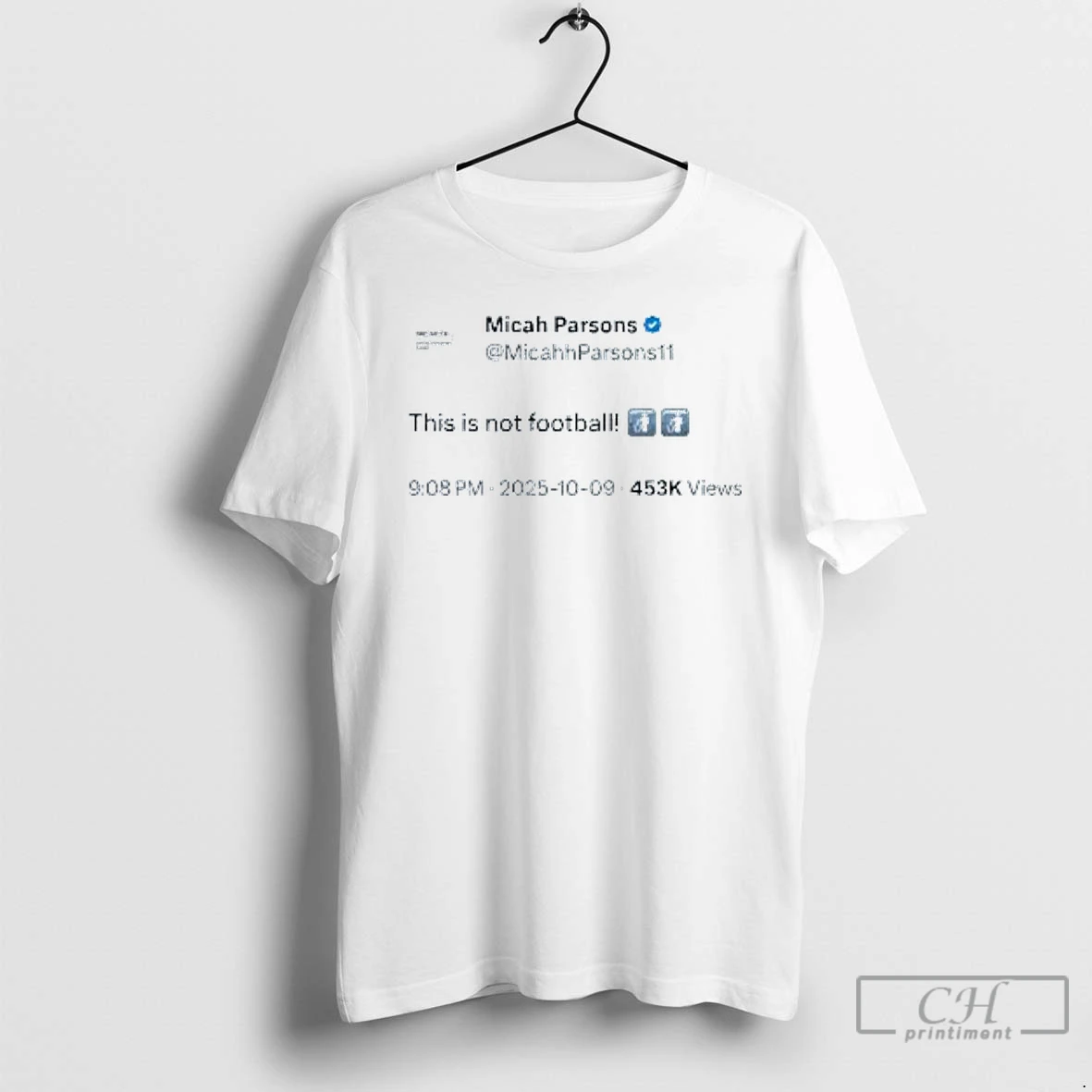 Classic Micah Parsons This Is Not Football Green Bay Packers Mens White Tee T Shirts Hoodie