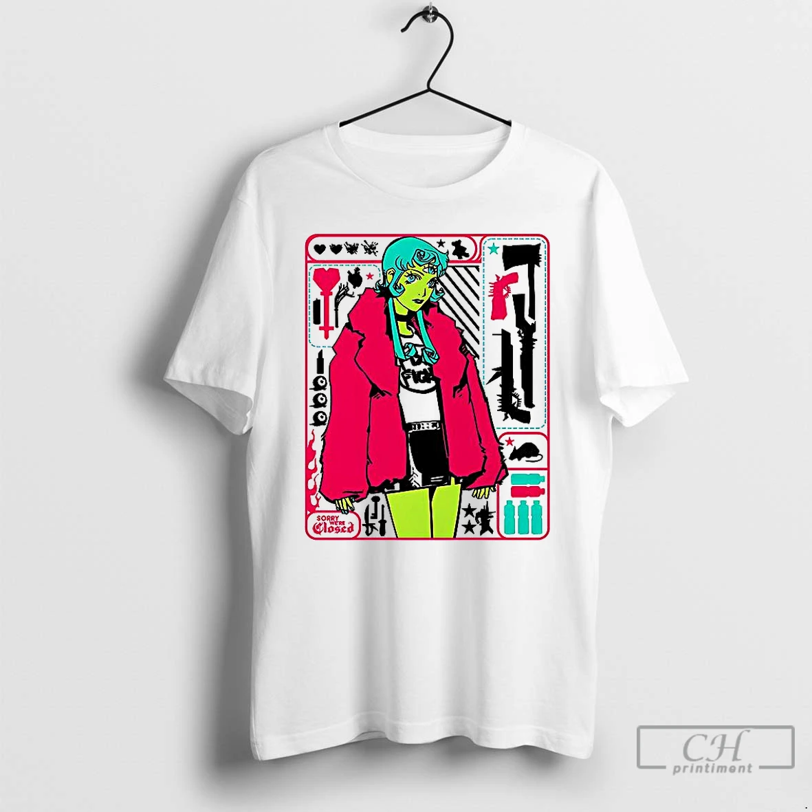 Classic Michelle Sorry Were Closed Anime Style Aliens T Shirts Hoodie
